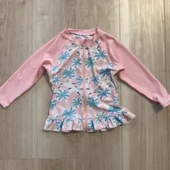 ラッシュガード 90cm パームツリー柄