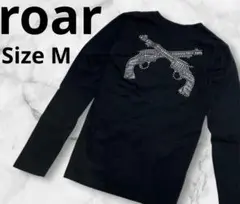 roar 二丁拳銃モチーフ ブラック　長袖　カットソー　ロンT Size M