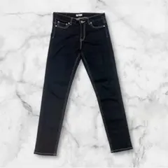 342 【美品】FRAYI.D スキニーパンツ　デニム　ブラック　サイズ1