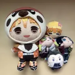 鬼滅の刃　善逸　すずめ　義勇　蜜璃　しのぶ　　ぬいぐるみ、チェーン　マスコット