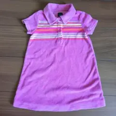 babyGap ピンク ストライプ ポロシャツ 90