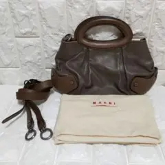 MARNI マルニ ハンドバック ショルダーバッグ 2way 保存袋付き