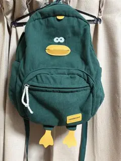 リュックサック　鳥　グリーン