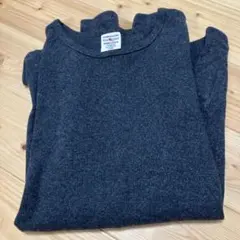 AVIREX グレー長袖 Tシャツ Lサイズ