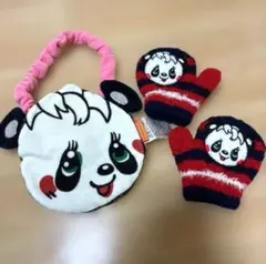 パンダデザイン子供用手袋セット