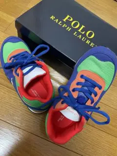 【Polo Ralph Lauren】新品箱付き！スポーツスニーカー 19.5