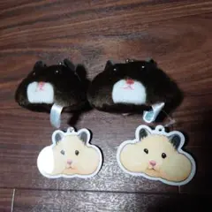 助六の日常 ぬいぐるみがまぐち がま口 小物入れ ハムスター ２個セット