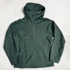 UNIQLO ブロックテックパーカ 3Dカット グリーン M