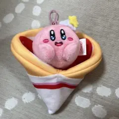カービィ クレープ型ぬいぐるみ ストラップ付き