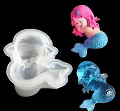匿名配送♡シリコンモールド☆マーメイド 人魚姫