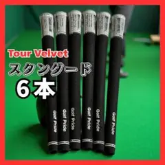 6本 Tour Velvet ゴルフプライド　スタンダード グリップ