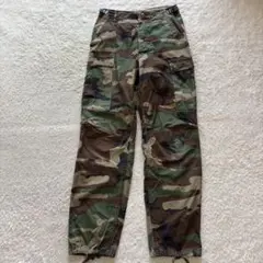US ARMY ヴィンテージ ウッドランドカモ カーゴパンツ　XS