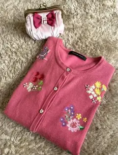 QUEENS COURT フラワーシャワーカーディガン ♡ノベルティ付き♡