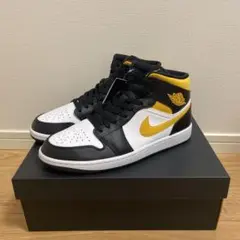 【28.5cm】Air Jordan 1 Mid Pollen Black
