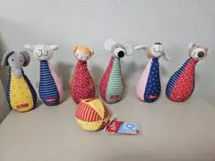 ボーネルンド　BorneLund　ぬいぐるみボウリングセット ボール付