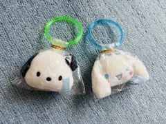シナモロール ポチャッコ ぬいぐるみ ストラップ付き