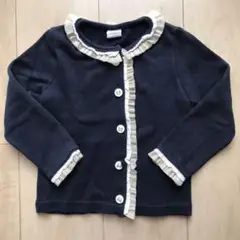 100㎝ POOKY フリルニットカーディガン