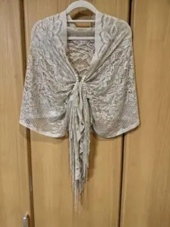 ショール　ストール　シャンパンゴールド　パールラメ