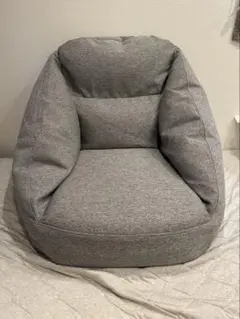 空気でできたソファー　グレー　無印良品