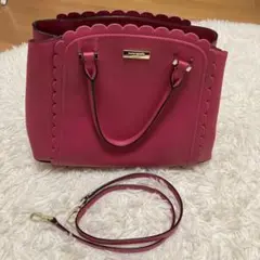 ケイトスペード❤︎レザーショルダーバッグ2way ピンク