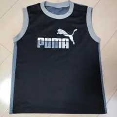 PUMA ノースリーブタンクトップ 黒・灰色