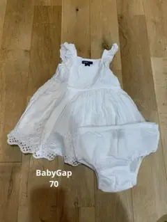 BabyGap ベビギャップ ホワイトレース ワンピース セットアップ 6-12