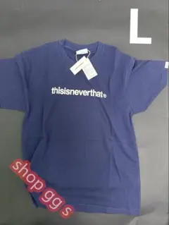 thisisneverthat ネイビー Tシャツ Lサイズ