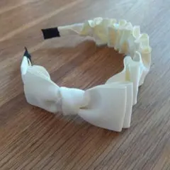 ハンドメイド くしゅくしゅカチューシャ