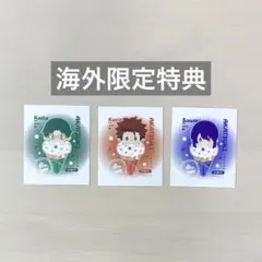 あんスタ 紅月 ステッカーシール中国esストア特典 蓮巳敬人 鬼龍紅郎 神崎颯馬