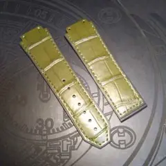 HUBLOT 純正 レザーベルト アリゲーター 新品 未使用 カーキ グリーン 2025年最新】Hublot メンズ レザーベルトの人気アイテム - メルカリ