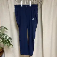 【adidas】ネイビー ストライプパンツ