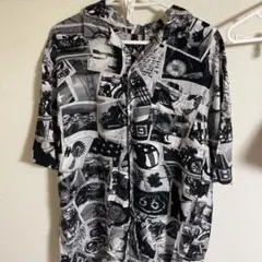GEORGE フード付き半袖シャツ L 42-44