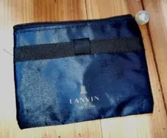 LANVIN ランバンオンブルー　ネイビー ティッシュケースポーチ