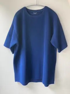 GLOBAL WORK ネイビー ブルーワッフルTシャツ XL