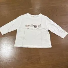 aladinkids 2025ss 猫プリント　Tシャツ　S