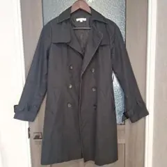 KLEIN PLUS ブラック トレンチコート 38
