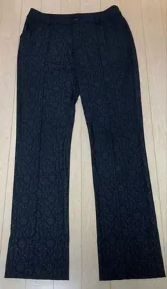 しまむら　ご年配の方向け　ストレッチパンツ　ブラック　9号　春夏秋用