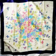 GUCCI スカーフ 花柄 蝶 大判