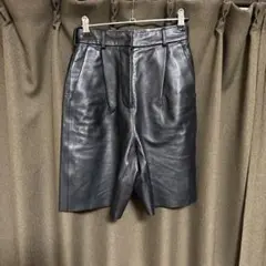 【最終値下げ】　Acne studios レザー　ショートパンツ