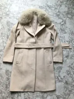 Spick and Span ファー ロングコート アンゴラ フォックス