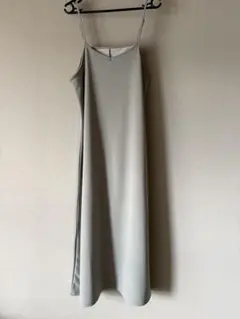 グレー キャミソール ロングワンピース Mサイズ