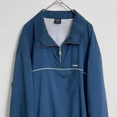 ❤️人気 イグニオ ターコイズブルー ハーフジップ シャカシャカジャケット L