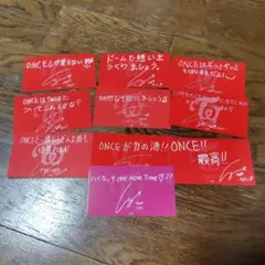 TWICE チェヨン　メセカ　メッセージカード　トレカ