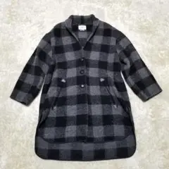 イザベルマランエトワール ウールコート ブロックチェック クルミボタン 現行タグ