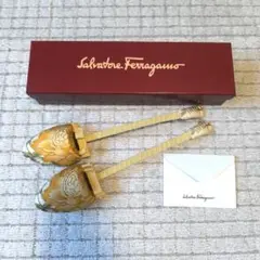 美品！Salvatore Ferragamo 花柄 シューズキーパー