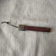ブルガリ携帯ストライプ　四角　ブラウン