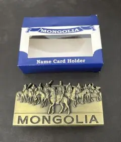 MONGOLIA メタル名刺入れ