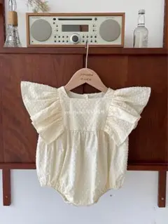 jenny vely フリルロンパース　66サイズ