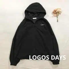 【美品】LOGOS DAYSロゴスデイズ メッシュマウンテンパーカー5Lブラック