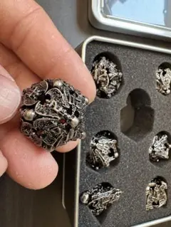 サイコロ 5点セット　骰子　金属製